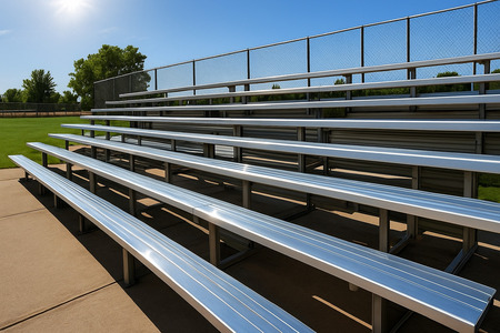 Aluminum Bleacher Cleaning for Schools in Visalia