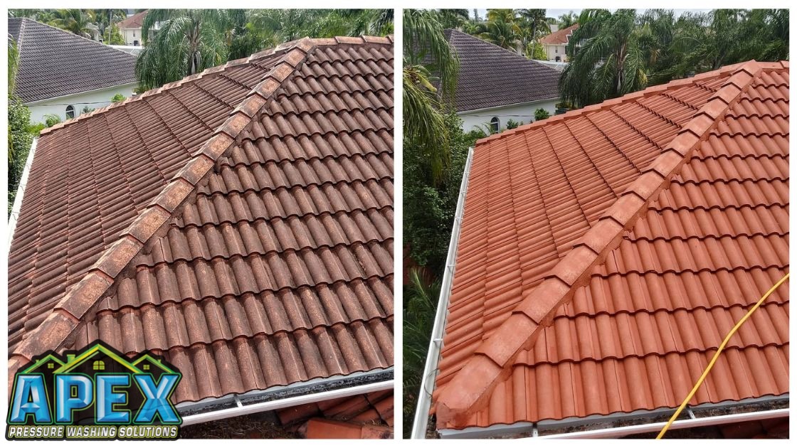 Tile roof restoration: Apex pressure Washing