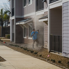 Commercial pressure washing
